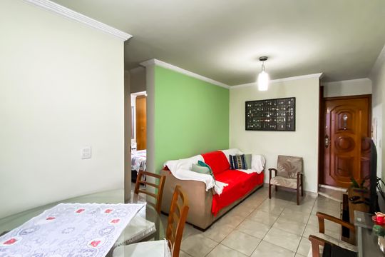 Sala  de apartamento à venda com 2 quartos, 52m² em Vila Santana, São Paulo