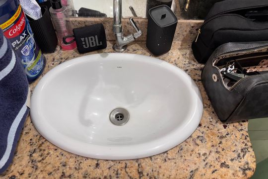 Suíte - Banheiro de apartamento à venda com 3 quartos, 150m² em Vargem Grande, Rio de Janeiro