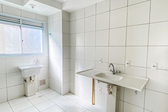 Cozinha  de apartamento para alugar com 2 quartos, 42m² em Vila Silvia, São Paulo
