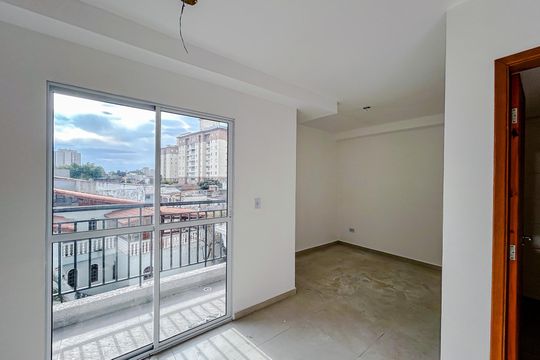 Cozinha de apartamento para alugar com 1 quarto, 24m² em Vila Carrão, São Paulo