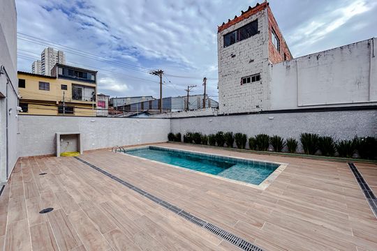 Área comum - Piscina de apartamento para alugar com 1 quarto, 25m² em Vila Carrão, São Paulo