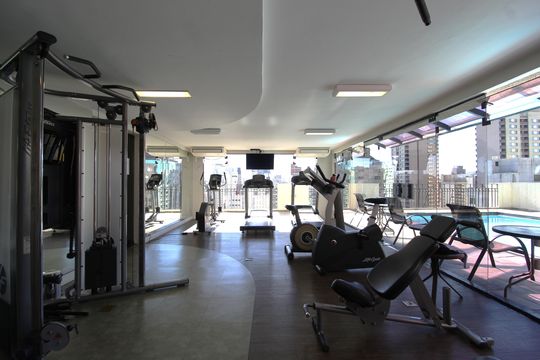 Área Comum - Academia de apartamento à venda com 2 quartos, 68m² em Itaim Bibi, São Paulo