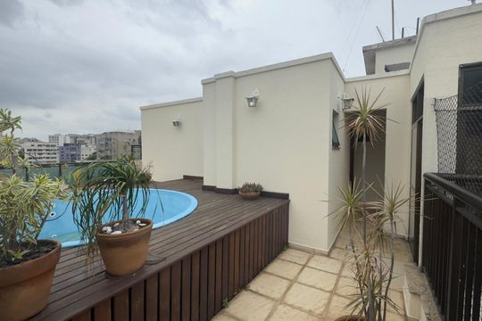 Área externa de apartamento à venda com 3 quartos, 208m² em Tijuca, Rio de Janeiro