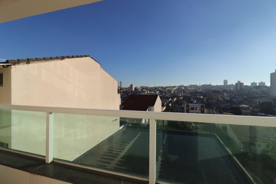 Sacada do Quarto 2 de apartamento à venda com 3 quartos, 83m² em Parque das Nações, Santo André