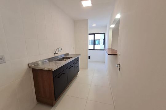 Cozinha de apartamento à venda com 2 quartos, 51m² em Jardim Neide, São Paulo