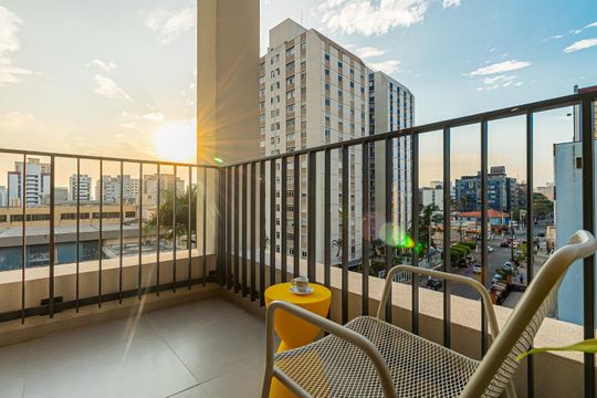 Varanda de kitnet/studio à venda com 1 quarto, 34m² em Vila Mariana, São Paulo