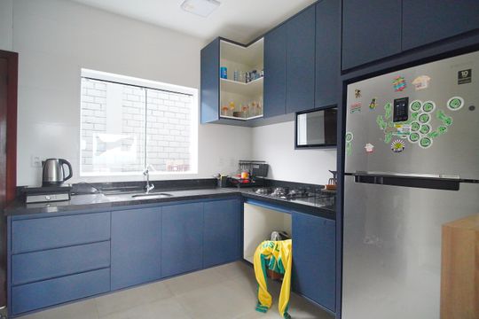 Cozinha de casa de condomínio à venda com 2 quartos, 83m² em Santo Afonso, Novo Hamburgo