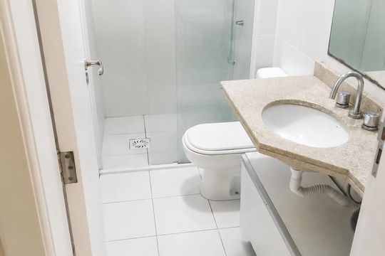 Banheiro de apartamento para alugar com 3 quartos, 88m² em Itacorubi, Florianópolis