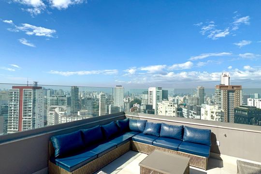 Área comum de apartamento para alugar com 1 quarto, 37m² em Vila Anglo Brasileira, São Paulo