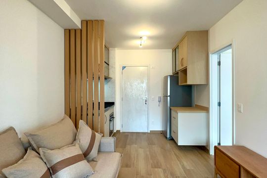 Sala de apartamento para alugar com 1 quarto, 37m² em Vila Anglo Brasileira, São Paulo