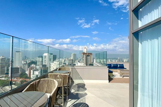Área comum de apartamento para alugar com 1 quarto, 37m² em Vila Anglo Brasileira, São Paulo