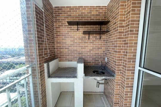 Varanda de apartamento à venda com 3 quartos, 70m² em Jaguaré, São Paulo