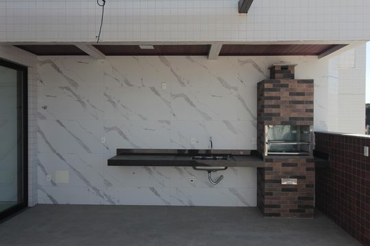 Área Gourmet de apartamento à venda com 3 quartos, 168m² em Itapoã, Belo Horizonte