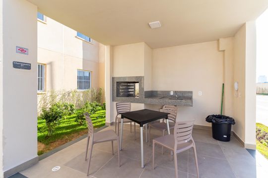 Área comum - Churrasqueira de apartamento para alugar com 2 quartos, 32m² em Vila Carmosina, São Paulo