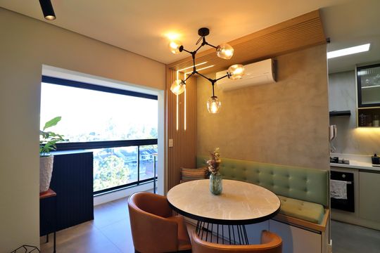 Sala  de apartamento à venda com 2 quartos, 58m² em Vila Dusi, São Bernardo do Campo