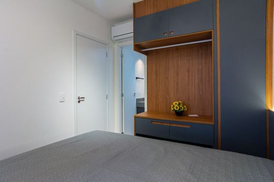 Quarto 1 de apartamento para alugar com 1 quarto, 34m² em Butantã, São Paulo