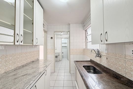 Cozinha de apartamento para alugar com 1 quarto, 49m² em Belém, São Paulo