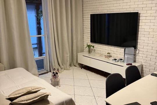 Sala de apartamento à venda com 2 quartos, 45m² em bloco 14 apto 01 , Sumaré