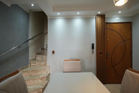 Sala de apartamento à venda com 2 quartos, 106m² em Santa Terezinha, Santo André