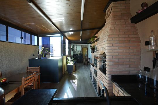 Área gourmet de apartamento à venda com 2 quartos, 106m² em Santa Terezinha, Santo André