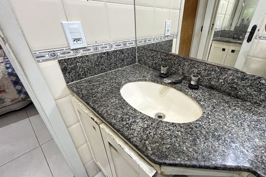 Banheiro da Suíte de apartamento à venda com 2 quartos, 95m² em Méier, Rio de Janeiro