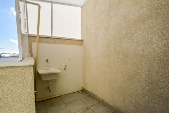 Área de Serviço de apartamento para alugar com 2 quartos, 88m² em Vila Homero Thon, Santo André