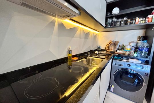 Cozinha - Área de serviço  de apartamento à venda com 1 quarto, 33m² em Jardins, São Paulo