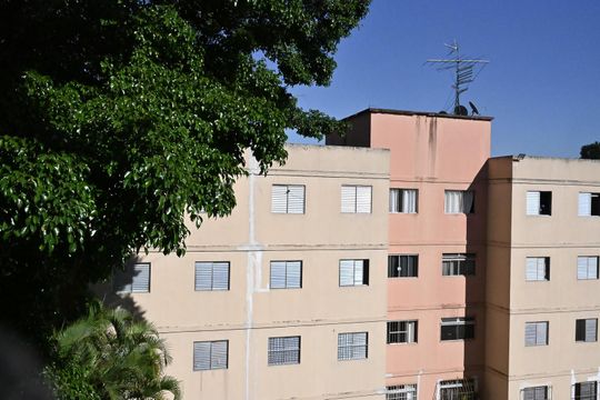 Vista do Quarto 1 de apartamento para alugar com 2 quartos, 54m² em Parque Pinheiros, Taboão da Serra