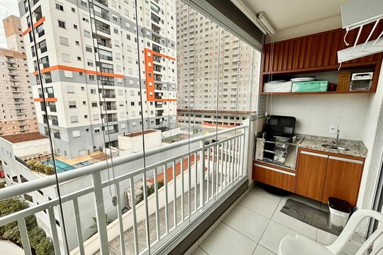 Varanda de apartamento à venda com 2 quartos, 47m² em Itaquera, São Paulo