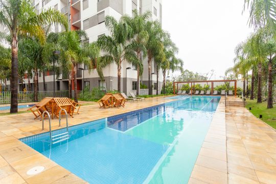 Área comum - Piscina de apartamento à venda com 2 quartos, 58m² em Usina Piratininga, São Paulo