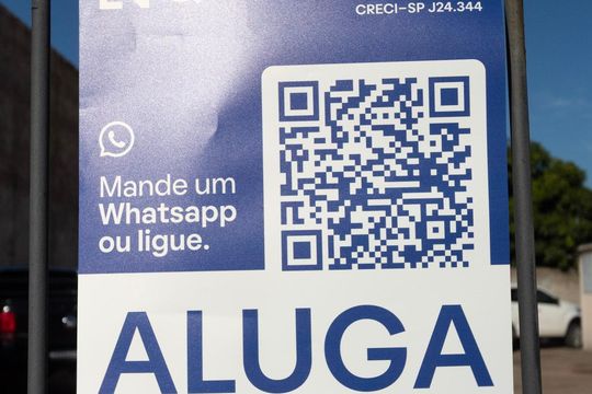 Placa de apartamento para alugar com 2 quartos, 55m² em Éden, Sorocaba