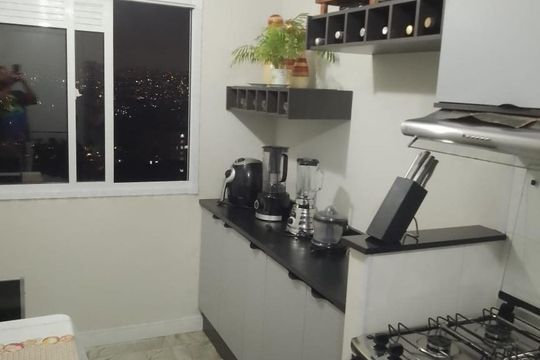 Cozinha de apartamento à venda com 2 quartos, 33m² em Parque Munhoz, São Paulo