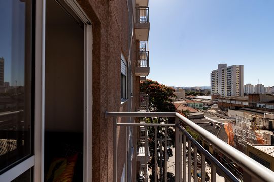 Varanda de apartamento à venda com 2 quartos, 37m² em Vila Romana, São Paulo