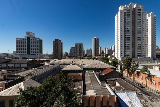 Vista da Varanda de apartamento à venda com 2 quartos, 37m² em Vila Romana, São Paulo
