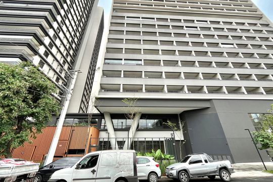 Fachada de apartamento à venda com 1 quarto, 28m² em Vila Clementino, São Paulo