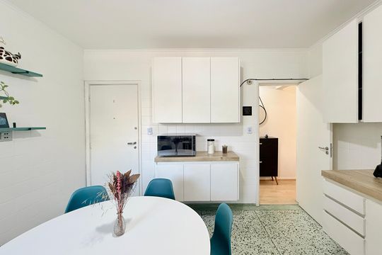 Cozinha  de apartamento à venda com 3 quartos, 163m² em Vila Cordeiro, São Paulo