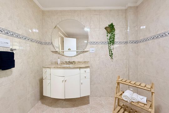 Banheiro Suíte  de apartamento à venda com 3 quartos, 163m² em Vila Cordeiro, São Paulo