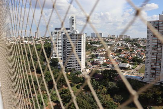 Varanda de apartamento à venda com 2 quartos, 67m² em Jardim Atlantico, Goiânia
