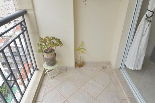 Varanda da Sala de apartamento à venda com 3 quartos, 85m² em Jardim Bela Vista, Santo André