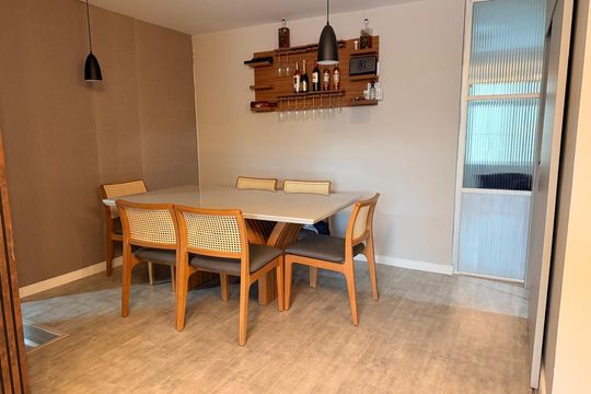 Sala de apartamento à venda com 3 quartos, 112m² em Jardim Bela Vista, Santo André