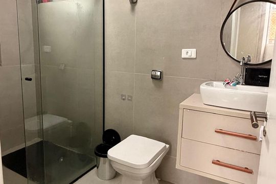 Banheiro de apartamento à venda com 3 quartos, 112m² em Jardim Bela Vista, Santo André