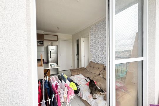 Varanda da Sala de apartamento à venda com 2 quartos, 39m² em Piqueri, São Paulo