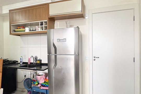 Cozinha e Área de Serviço de apartamento à venda com 2 quartos, 39m² em Piqueri, São Paulo