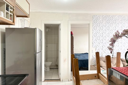 Cozinha e Área de Serviço de apartamento à venda com 2 quartos, 39m² em Piqueri, São Paulo