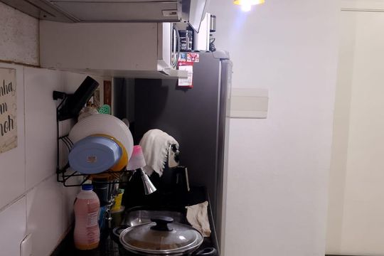 Cozinha de apartamento para alugar com 2 quartos, 42m² em Pechincha, Rio de Janeiro