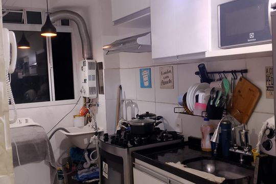Cozinha de apartamento para alugar com 2 quartos, 42m² em Pechincha, Rio de Janeiro