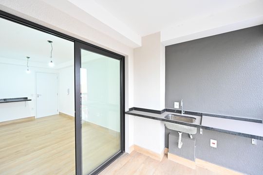 Varanda de apartamento à venda com 1 quarto, 46m² em Vila da Saúde, São Paulo
