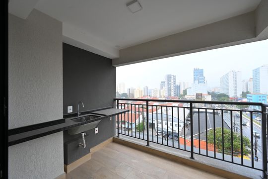 Varanda de apartamento à venda com 1 quarto, 46m² em Vila da Saúde, São Paulo
