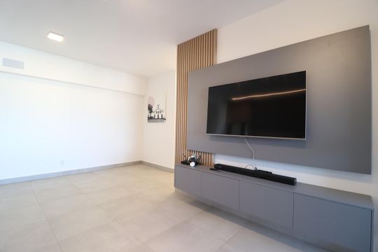 Sala de apartamento para alugar com 3 quartos, 115m² em Gávea, Uberlândia