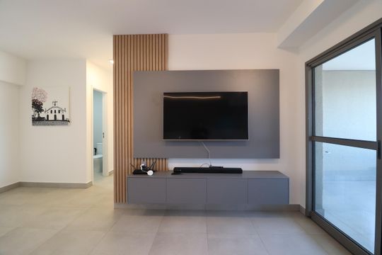 Sala de apartamento para alugar com 3 quartos, 115m² em Gávea, Uberlândia